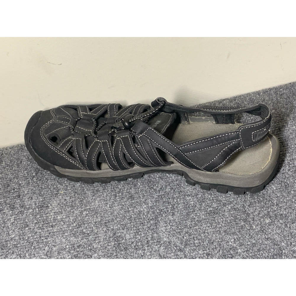 Northside mens sports/athletic sandal, black with gray and white trim, size 11 - Picture 7 of 8